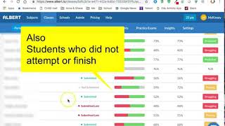 Albert io   View Assignment Data screenshot 4