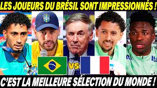 😱 OH LÀ LÀ ! REGARDE CE QUE LES JOUEURS DU BRÉSIL ONT DIT AVANT LE MATCH AMICAL CONTRE LA FRANCE !