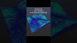 Blender A.N.T. Landscape Erosion with Imported Heightmaps