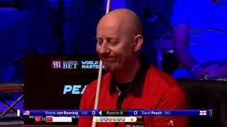 Shane van Boening vs Daryl Peach | 2018 World Pool Masters | Round One screenshot 5