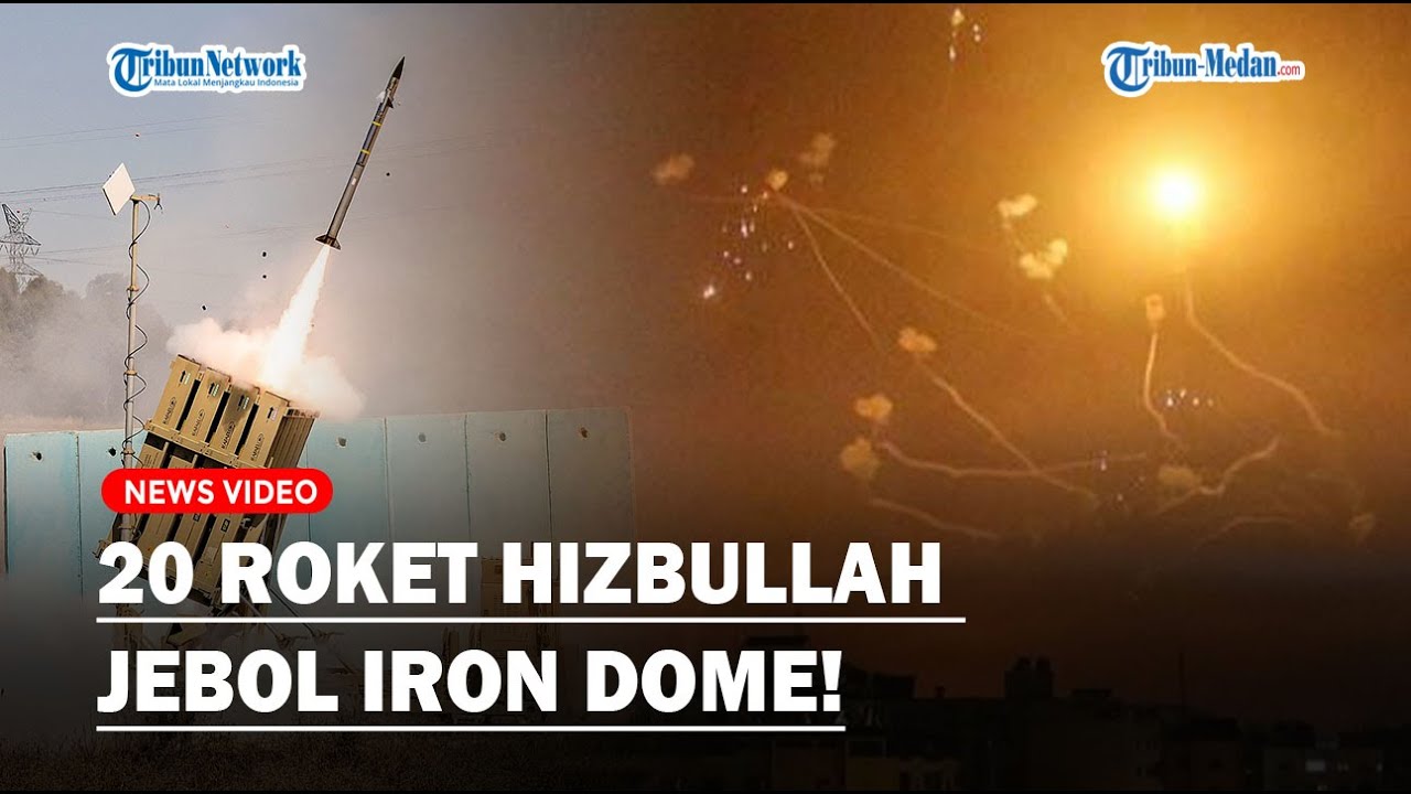 20 Roket Hizbullah Hantam Kiryat Shmona, Iron Dome Jebol Lagi, Sirine
