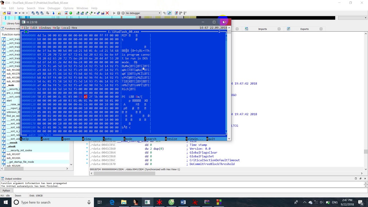 [Educational Intern 2018] Reverse Engineering basic - YouTube