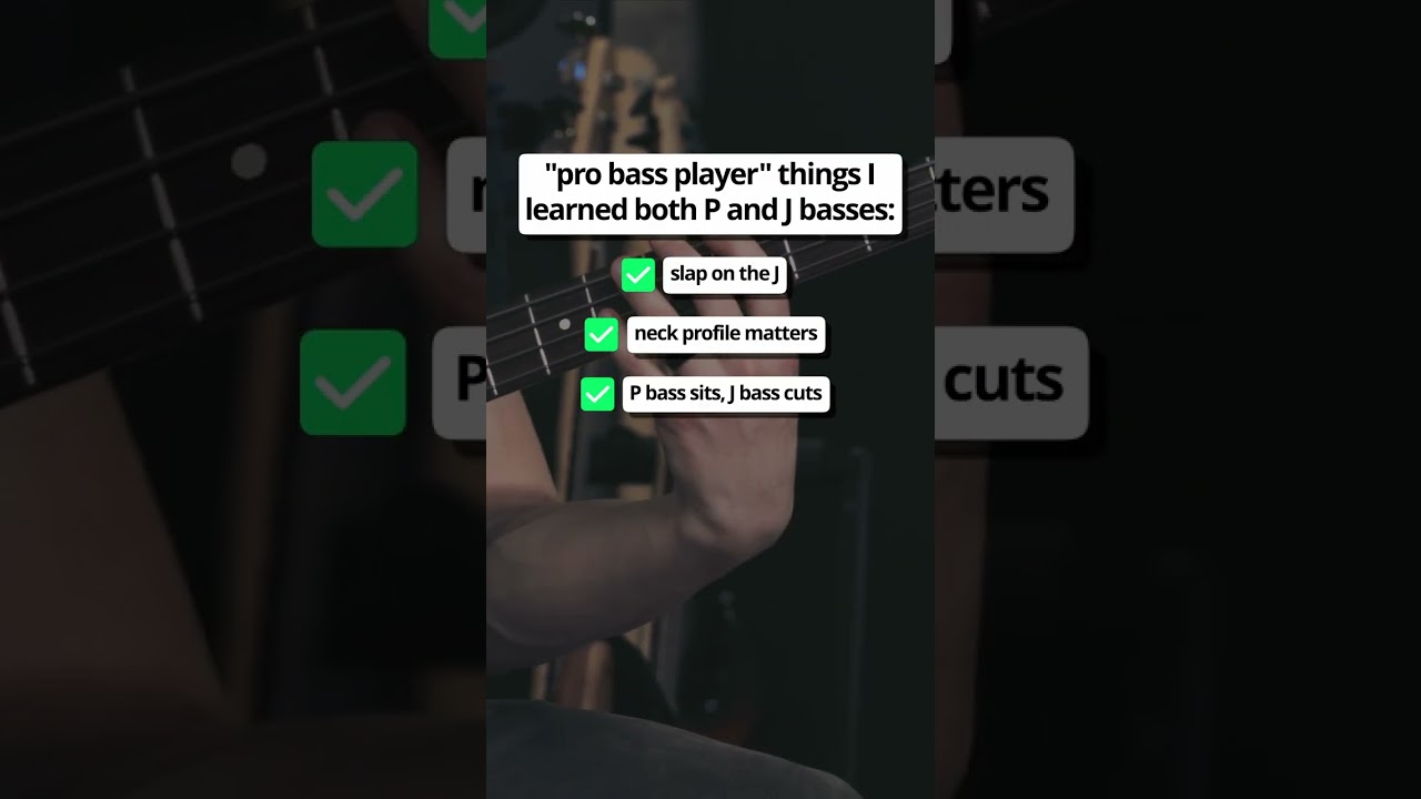 Pro Bass Player Things I Learned Playing P and J Basses