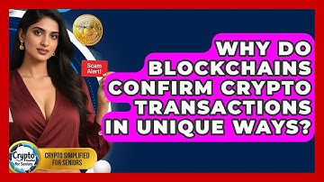 Why Do Blockchains Confirm Crypto Transactions In Unique Ways? - Crypto Simplified for Seniors