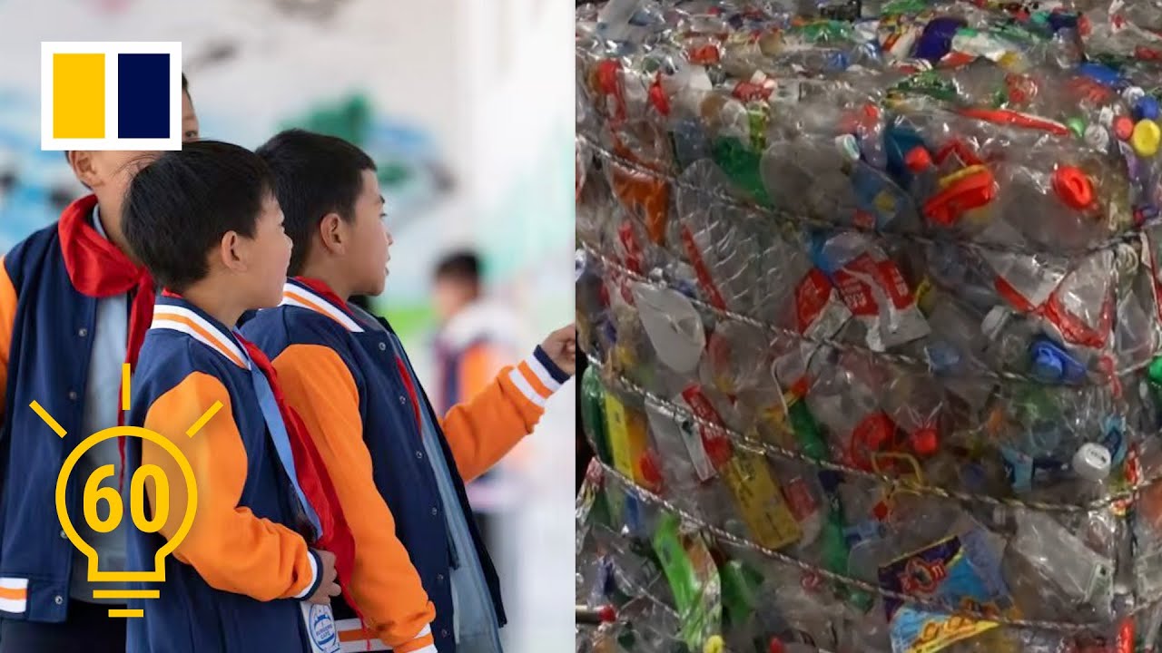 How plastic bottles dress students in remote China