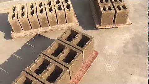 Blocks made by QTJ4-30C block machine