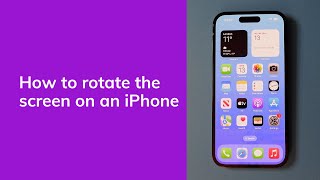 How To Rotate An Iphone Screen