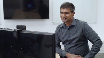 Deep Vision Inc: Video Conferencing: Precise background removal using Deep Lab V3 model Demo