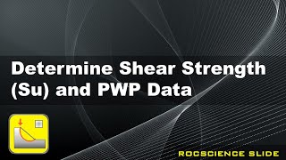Determine Shear Strength and PWP Data from SLIDE screenshot 5