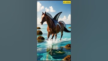 The origin of new species by ai creator#animals horse+shark#shorts #youtube#video