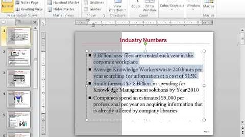 PowerPoint 2010 Change the Spacing between Bullets or Numbers and Text