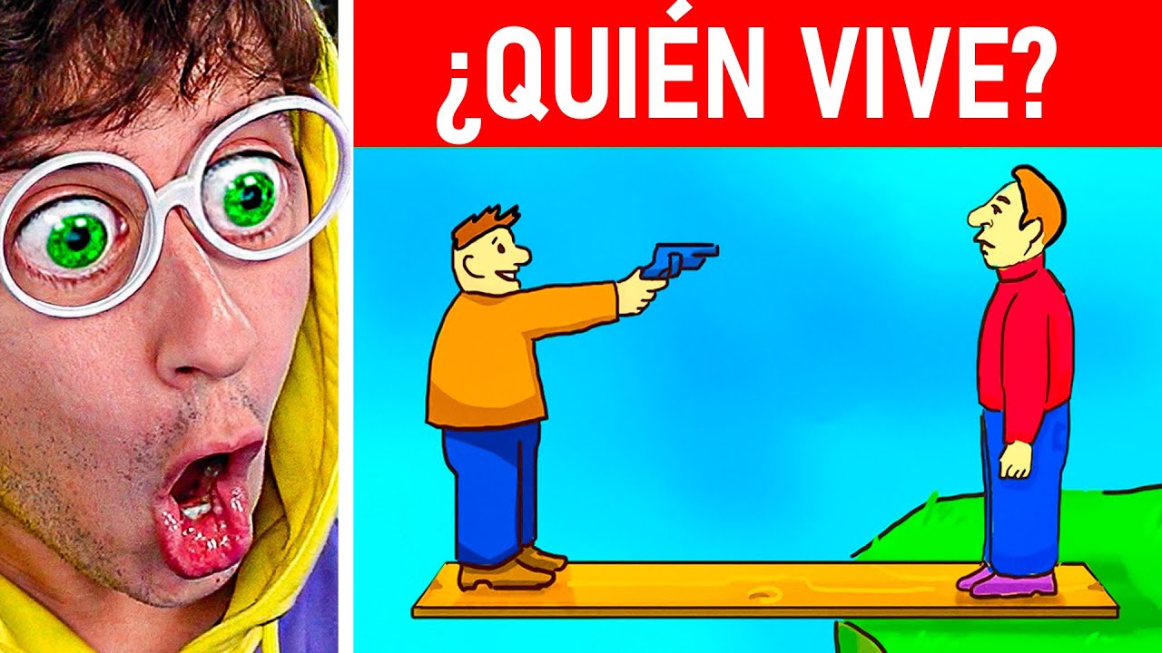 ACERTIJOS que SÓLO EL 0.01% RESUELVE ⛔! (imposible) - tekendo