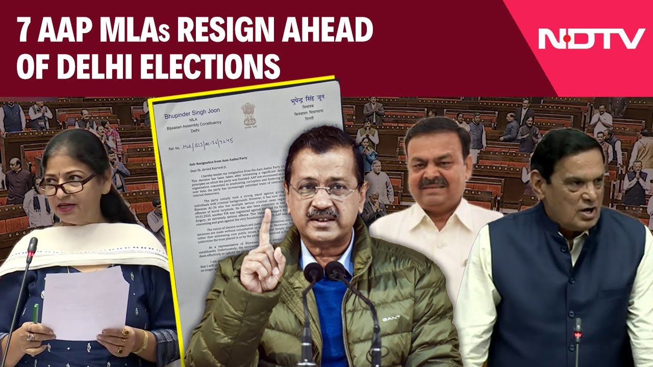AAP MLA | Big Setback For Arvind Kejriwal As 7 AAP MLAs Resign Ahead Of ...
