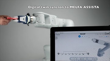 MELFA ASSISTA Collaborative Robot - Digital Twin