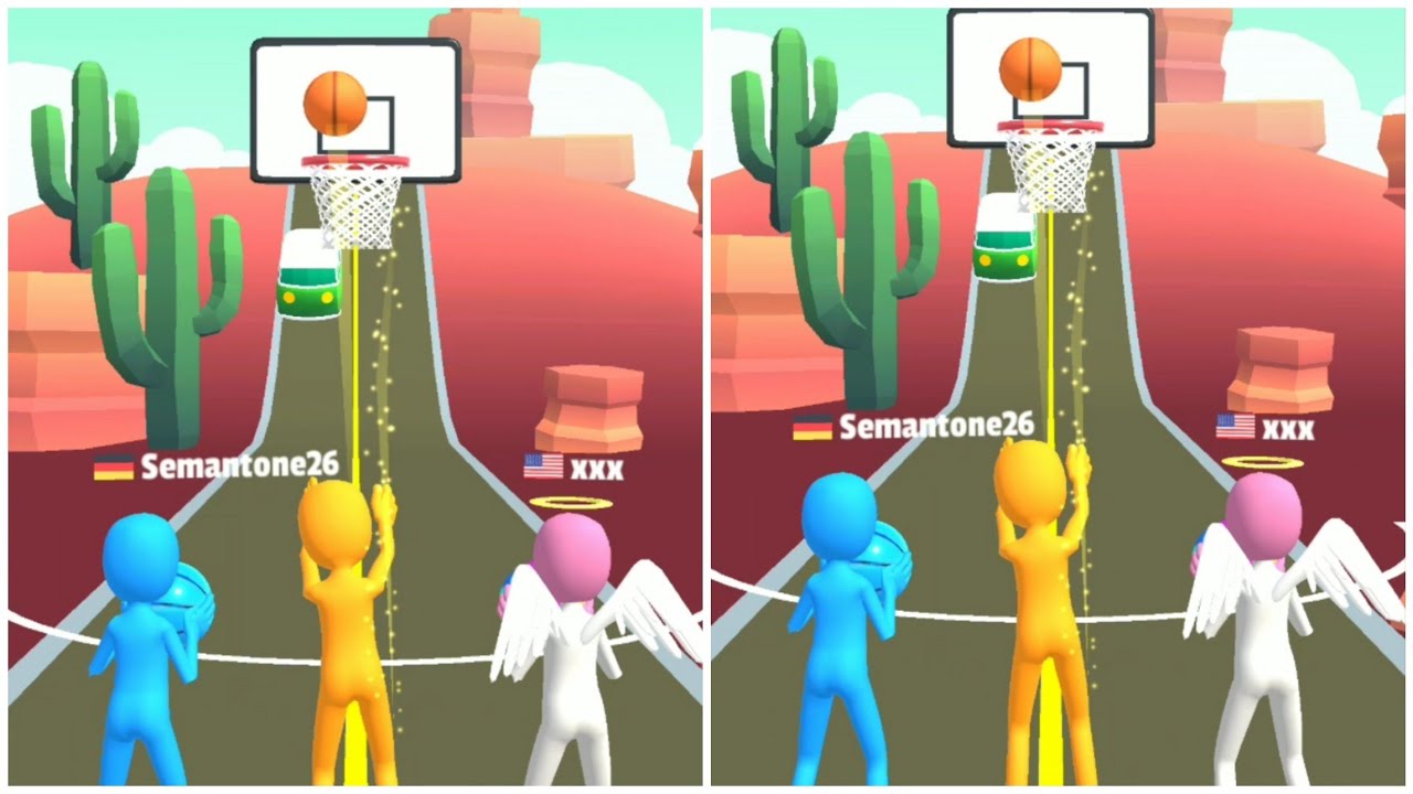 FIVE HOOPS BASKET BALL GAME NEW GAMEPLAY ALL LEVELS 8 GAMEPLAY