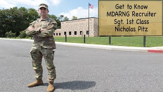 Get to Know MDARNG Recruiter Sgt. 1st Class Nicholas Pitz
