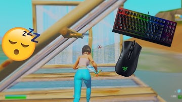 Razer Blackwidow V3 TKL 🤩Satisfying Keyboard & Mouse Sounds ASMR 165 FPS 4K Fortnite Gameplay