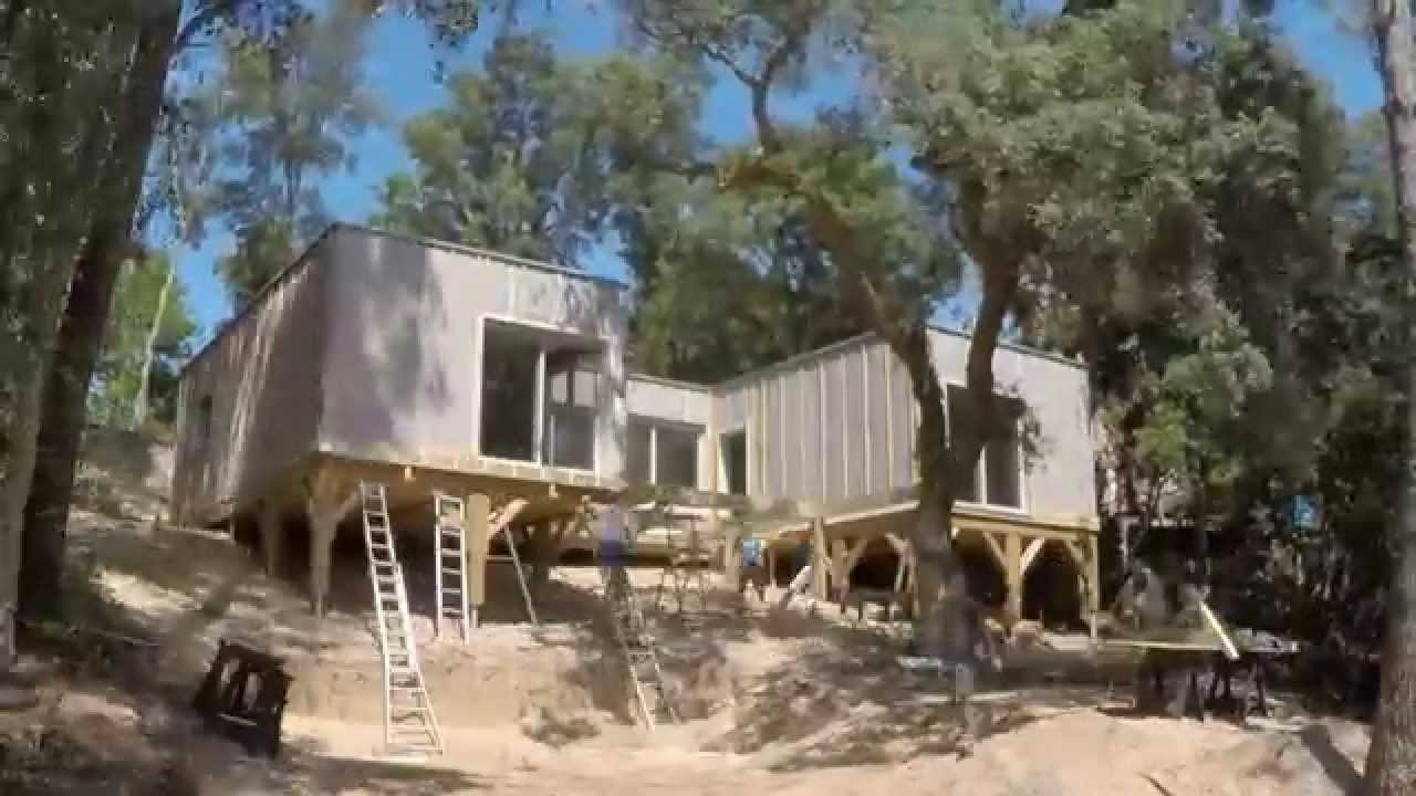 Réalisation d'une terrasse suspendue