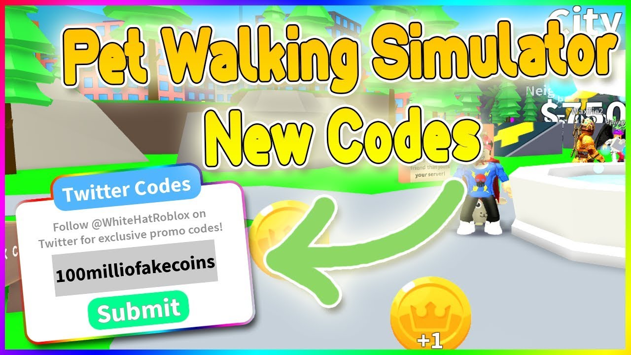 Secret New Codes Pet Walking Simulator Roblox Youtube - roblox all 4 codes in pet walking simulator free pet youtube