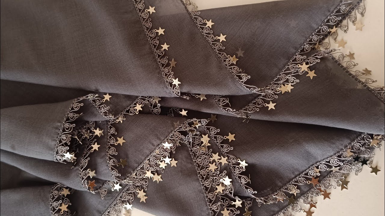 muhteşem pullu iğne oyası yazma kenarı modeli yapılışı 2024 #iğneoyası