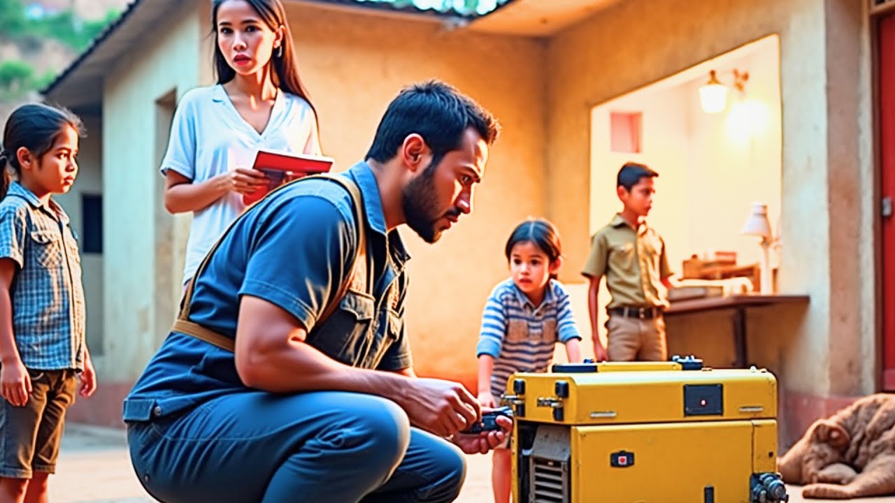 Un mecánico pobre fue llamado a arreglar el generador de un orfanato, sin saber que la directora