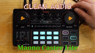 Maono Caster Lite, Technique to Achieve Clean Audio AUAM200