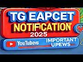 TG EAPCET 2025 Notication