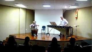 Opening from Glassworks by Philip Glass Version for cello and Marimba