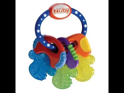 Охлаждающий прорезыватель "Ключики" с термогелем с 5 месяцев Nuby Охлаждающий прорезыватель "Ключики" с термогелем с 5 месяцев Nuby