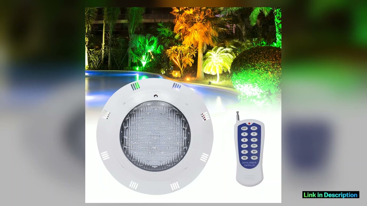 White 45W RGB Underwater Swimming LED Pool Light Waterproof SPA Lamp w Remote Special Pick