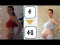 Belly Progression 4 Weeks to 40 Weeks Pregnant With Our Rainbow Baby // AnnikasLife