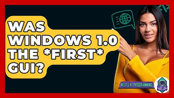 Was Windows 1.0 The *first* GUI? - Next LVL Programming