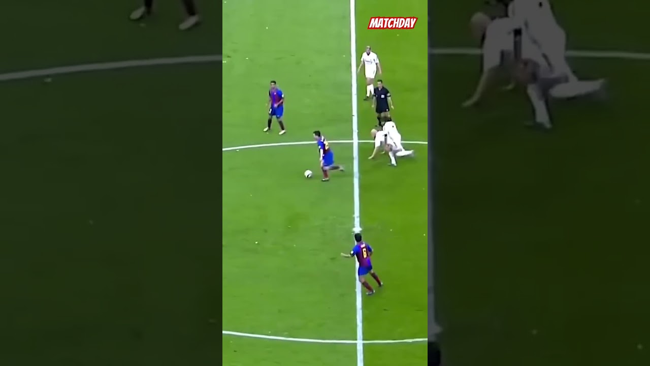 Iniesta vs Real Madrid in his early days ! #shorts #football #realmadrid #elclasico  #iniesta