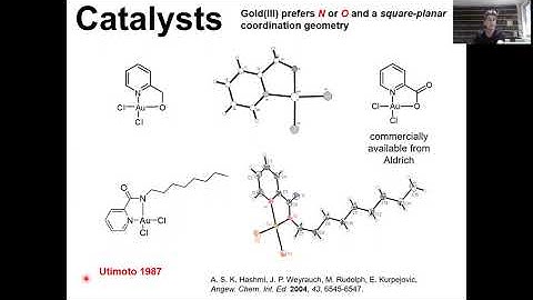 DelocChem talk by Stephen Hashmi on gold catalysis for organic synthesis.