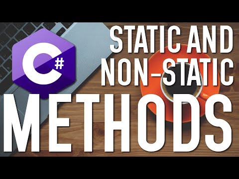 Video: Hvornår skal man bruge statiske og ikke-statiske metoder i c?