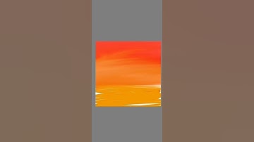 how to create sunset background painting,timelaps sketchbook