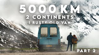 EPIC 5000km Journey Across Eurasia Pt. 2 | Armenia to England in a £1000 Van | Van Life Adventure