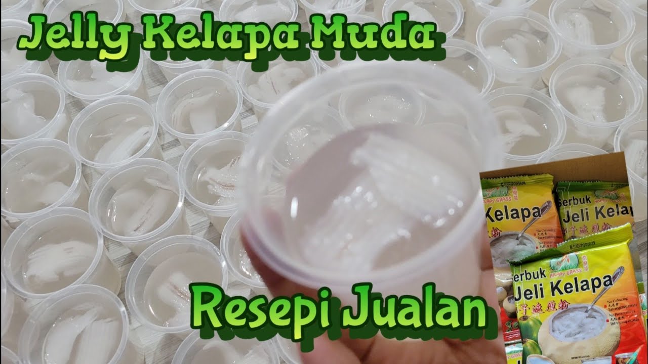 Cara Memasak Jelly Kelapa Muda Guna Serbuk Jelly Kelapa Muda Untuk
