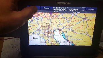 Raymarine MFD man overboard activation