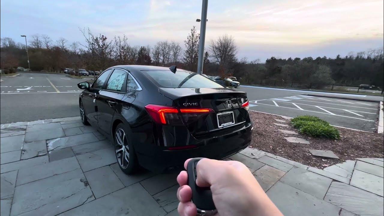 2024 Honda Civic Touring remote start - YouTube