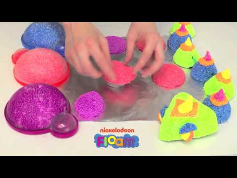Nickelodeon Floam Project #9 -- How to Use Floam to Make an Egg Carton ...