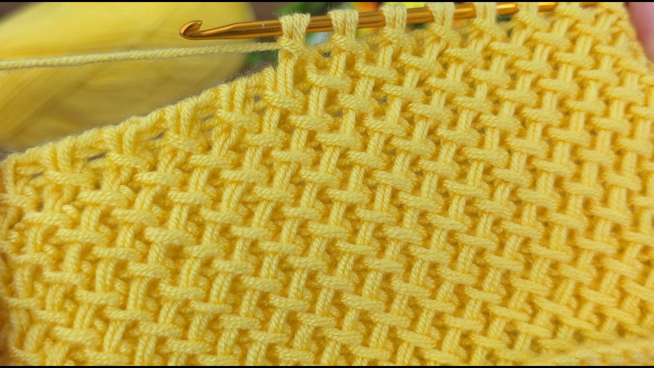 New Tunisian Crochet Pattern 2026 | Easy Step by Step Guide #crochet