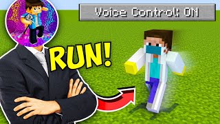 I Controlled Minecraft With My Voice Mcaddon
