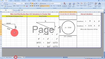 PART 25 - Bar Bending Schedule For Circular Slab (Part 2)