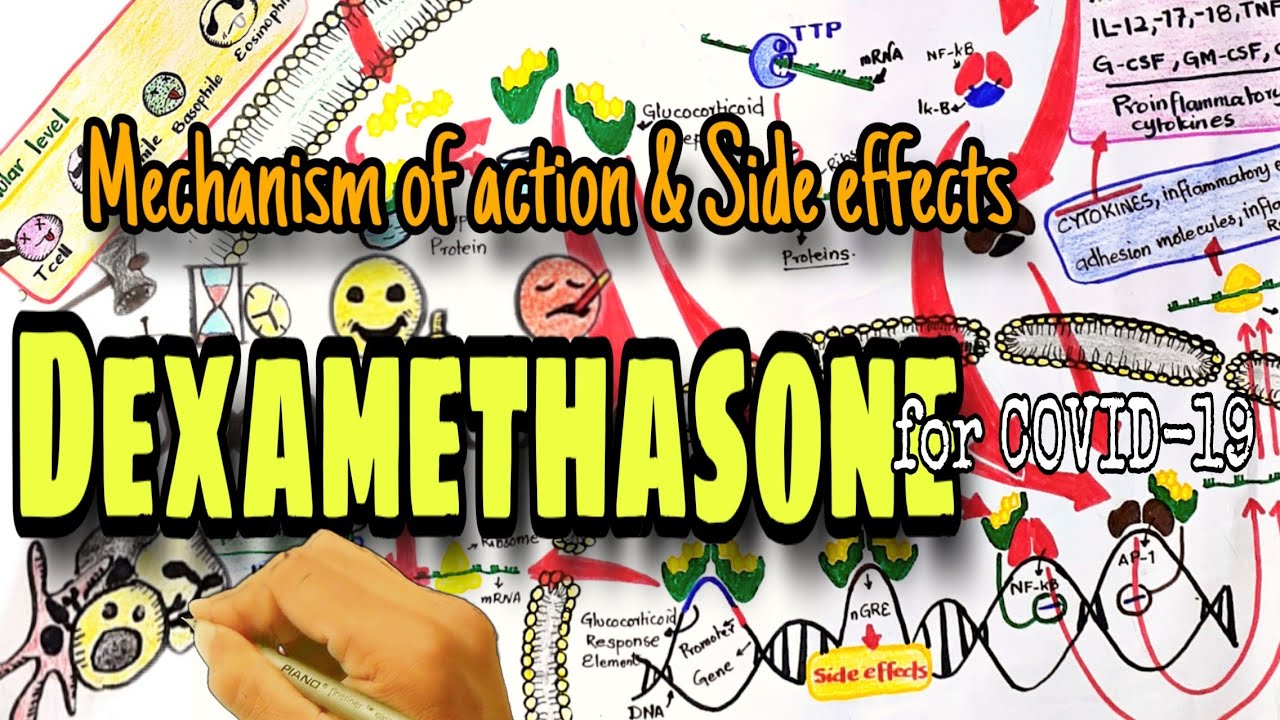 Dexamethasone for COVID-19 | Mechanism of action | cytokine storm | side effects