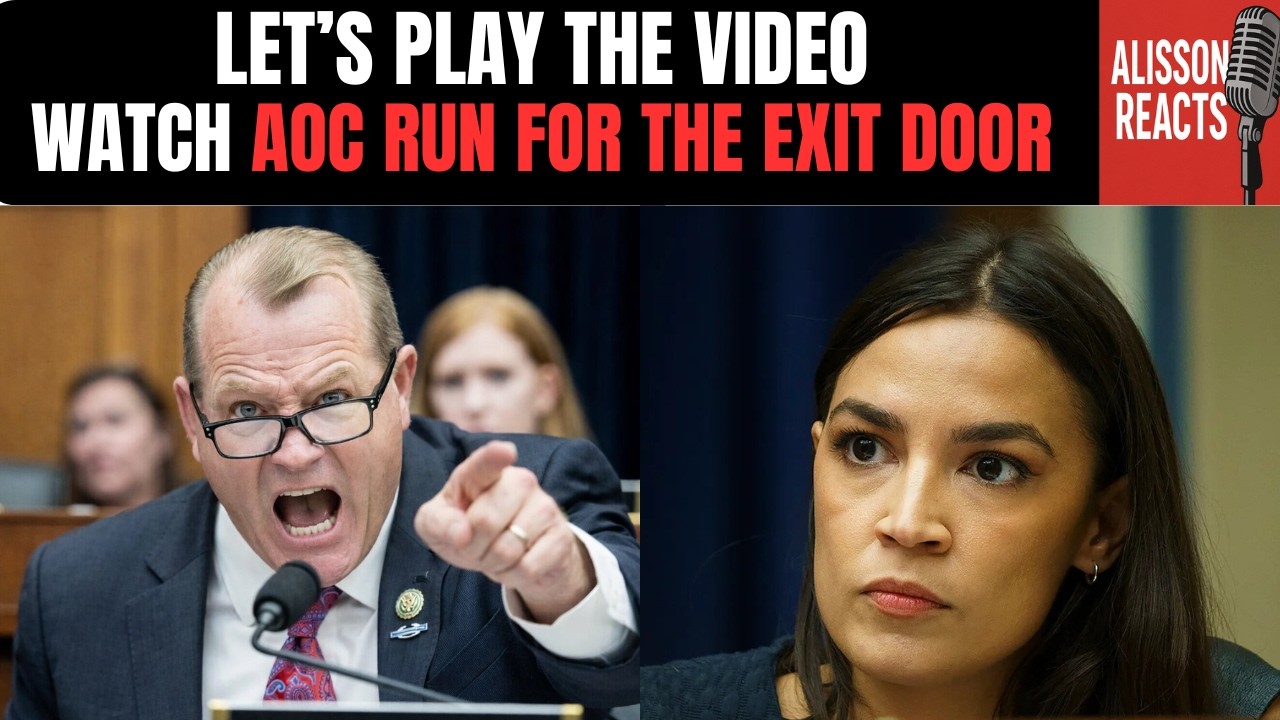 Разъяренный республиканец заставил AOC замолчать и показал видео, после которого она бросилась бе...