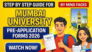 Mumbai University Admission 2026 - Step By Step Form Filling Part 1