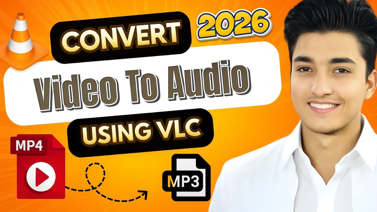 How to Convert Video to Audio Using VLC Media Player 2025 | MP4 to MP3 ...