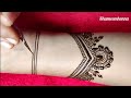Simple and beautiful floral bridal henna design  easy steps bridal henna shorts youtubeshorts