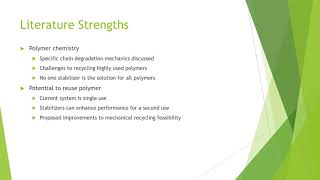 Mechanical Recycling of Packaging Plastics